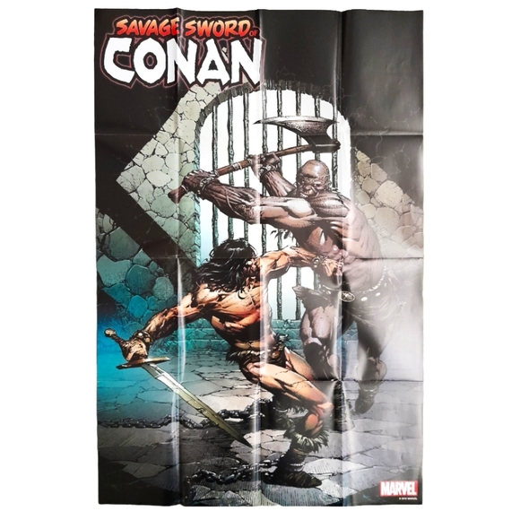 Rare Marvel 2019 Savage Sword of Conan Poster - Picture 1 of 4